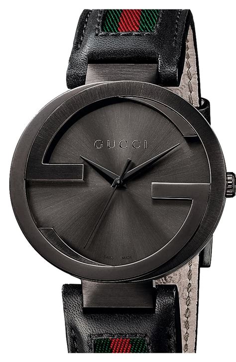 gucci watches leather strap|Gucci leather watch strap replacement.